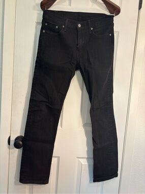 Levi's Men's Black Slim Straight Jeans 514